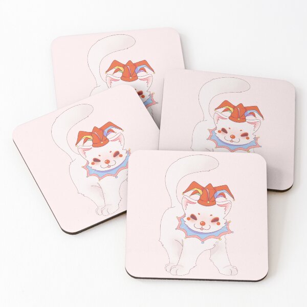 Item preview, cartoon clown cat designed and sold by fiveminuterice.