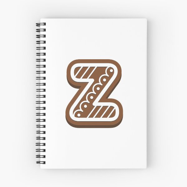 Item preview, Gingerbread letter Z Christmas monogram Winter Holidays initial Z designed and sold by KateBilous.