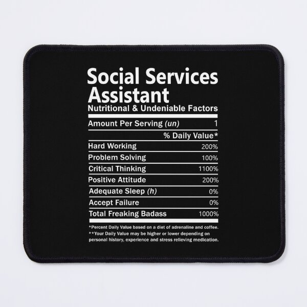 Item preview, Social Services Assistant T Shirt - Nutritional and Undeniable Factors Gift Item Tee designed and sold by oslandefren.
