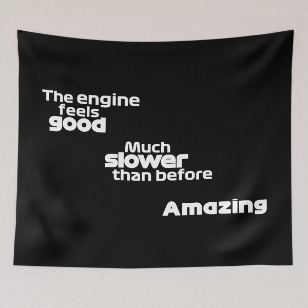 Item preview, The engine feels good. Much slower than before. Amazing. White designed and sold by F440.