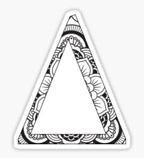 Delta-mandala design Sticker