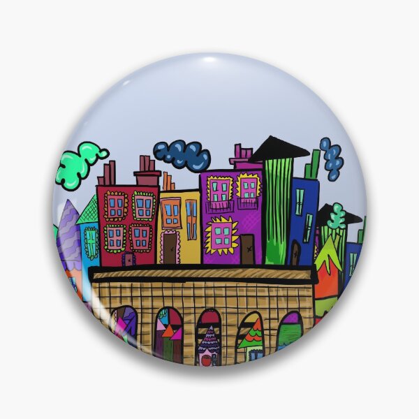 Item preview, Imaginary City designed and sold by SignumNoemiArt.