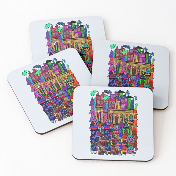 Item preview, Imaginary City designed and sold by SignumNoemiArt.