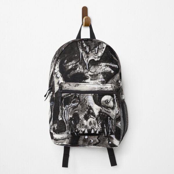 Item preview, Punk is Not Dead Zoomed In , ink painting skeleton designed and sold by Amanda Irene.