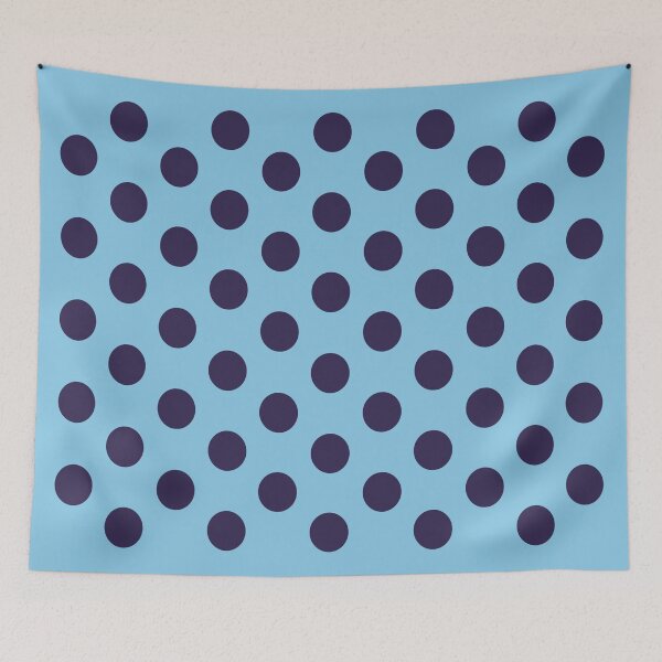 Item preview, Medium NAVY BLUE and BABY BLUE POLKA DOTS designed and sold by RachelMacht.
