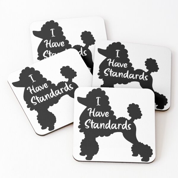 Item preview, Poodle, I Have standards designed and sold by OneCraftyLady.