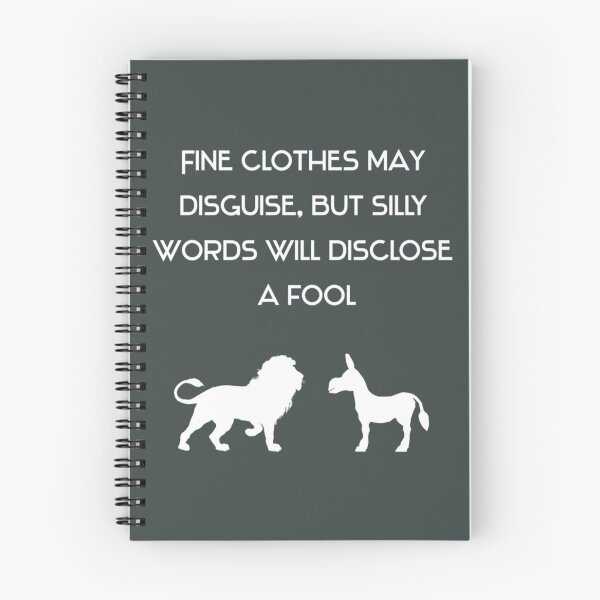 Item preview, Aesop_s Fables -- Fine clothes may disguise...   designed and sold by Kaliadesign.