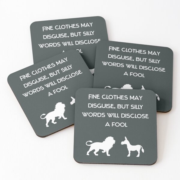 Item preview, Aesop_s Fables -- Fine clothes may disguise...   designed and sold by Kaliadesign.
