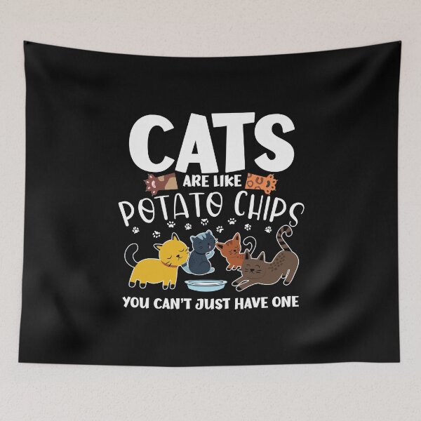 Item preview, cats are like potato chips designed and sold by OzyManDiaS90.