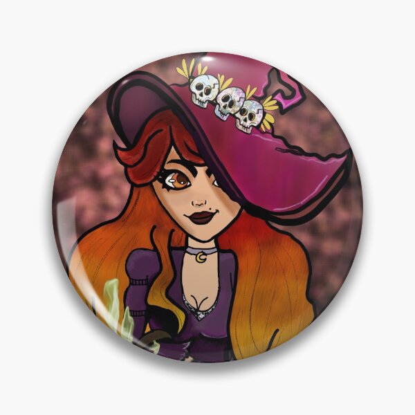 Item preview, Witch with skulls and poisonous apples by princessane designed and sold by Montse Martí L..