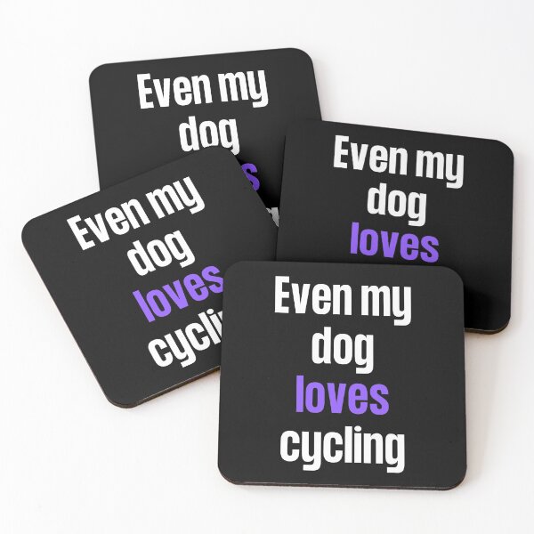 Item preview, Even my dog loves cycling designed and sold by TheGreenGoat.