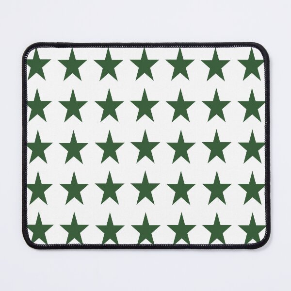 Item preview, Medium PINE GREEN and WHITE STARS  designed and sold by RachelMacht.