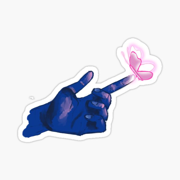 hades and persephone from lore olympus Glossy Sticker