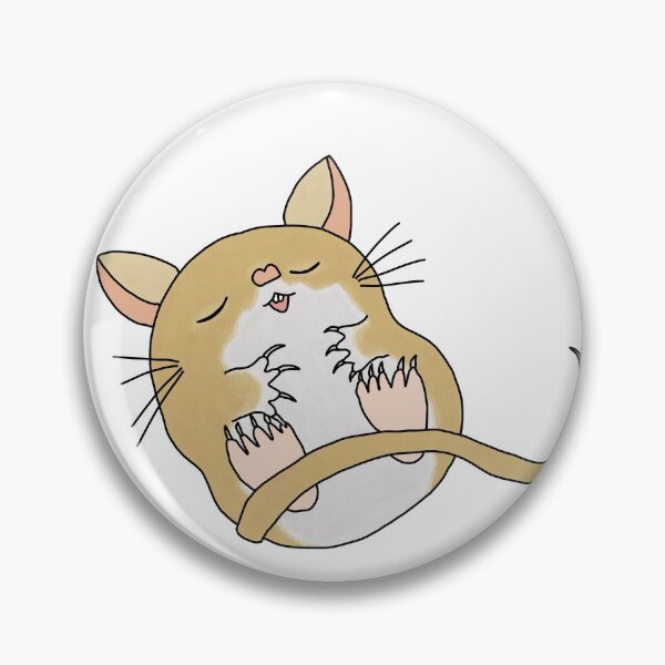 Item preview, Cute golden sleeping Gerbil designed and sold by Becky-Marie.
