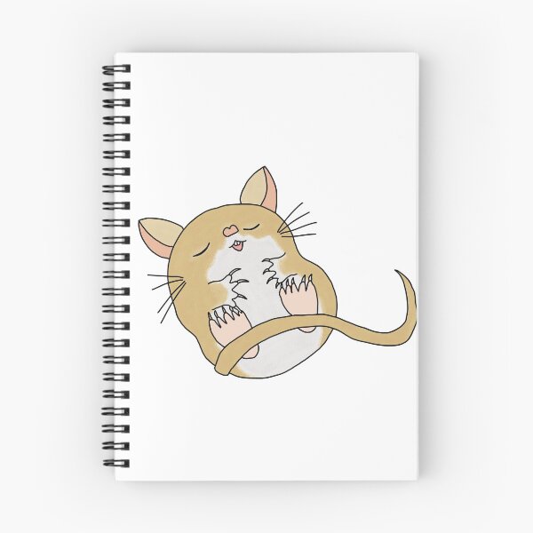 Item preview, Cute golden sleeping Gerbil designed and sold by Becky-Marie.