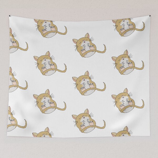 Item preview, Cute golden sleeping Gerbil designed and sold by Becky-Marie.