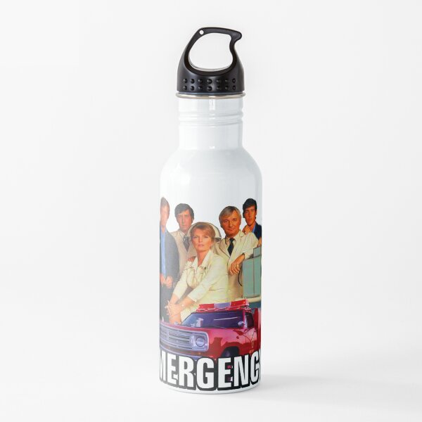 Retro Vintage 70s EMERGENCY! Cast Tribute Water Bottle