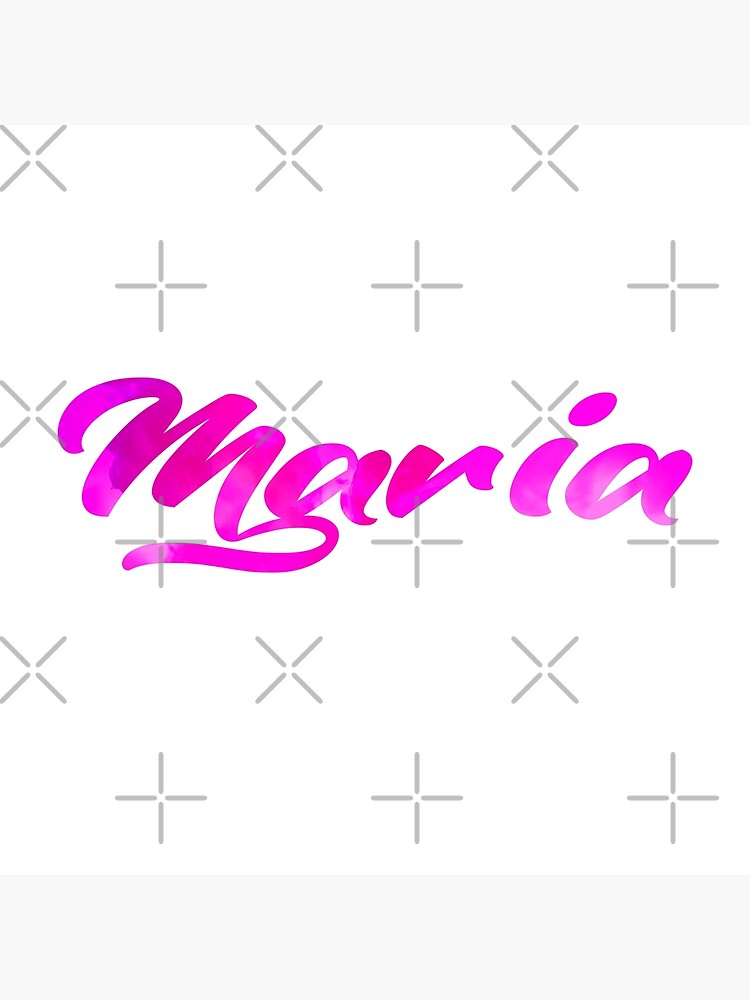"Maria Aesthetic Name Purple Style" Poster by DitaNadiaStore Redbubble