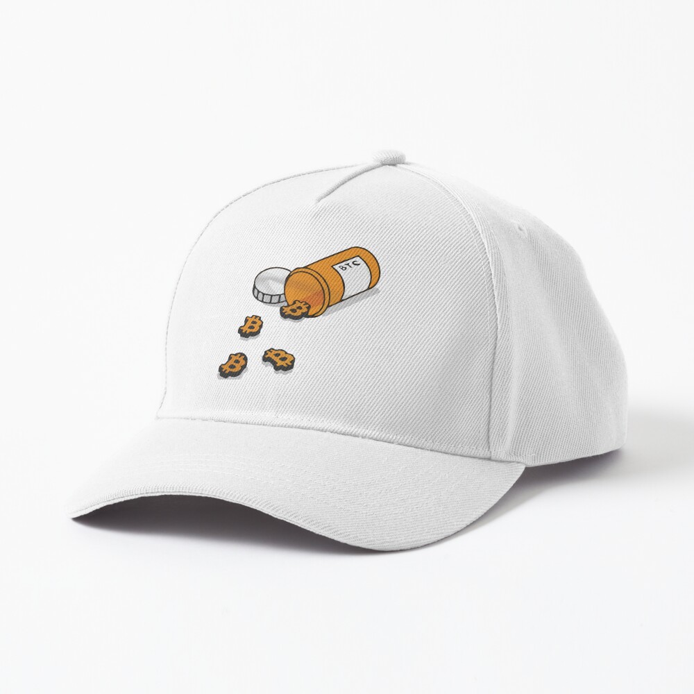 Orange Bitcoin Trucker Hat