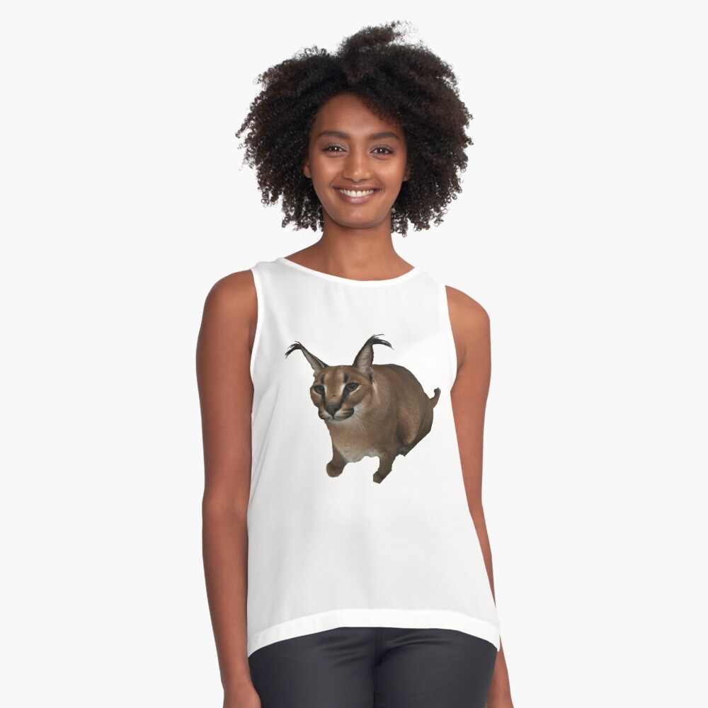 Funny big floppa cat meme Gun Essential T-Shirt | Art Board Print