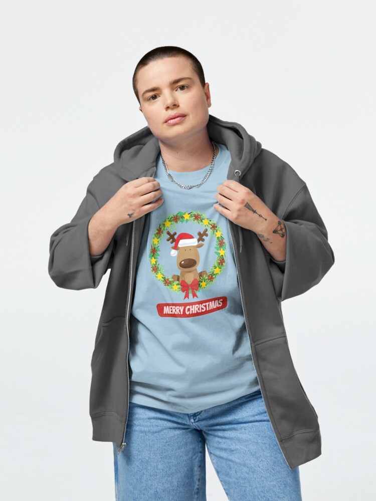 Discover Merry Christmas Wreath Classic T-Shirt