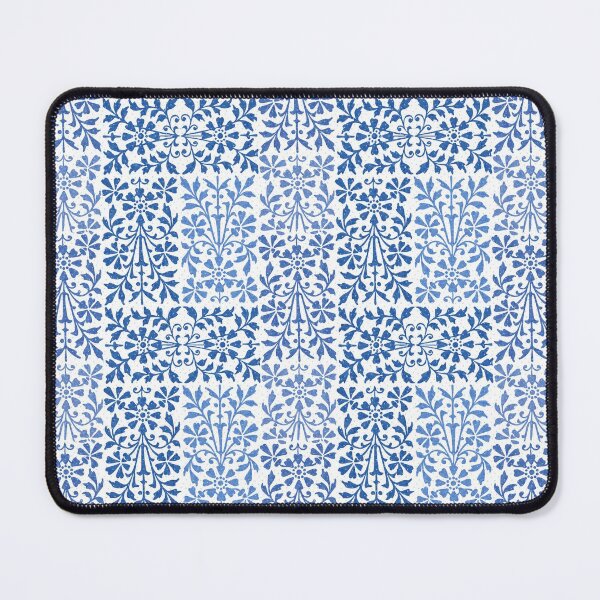 Item preview, Blue and White Floral Garden Elegant Pattern designed and sold by AntiqueImages.