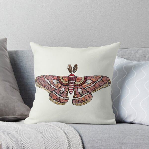 Item preview, Ceanothus Silk Moth Mosaic designed and sold by Sherifoxmosaics.