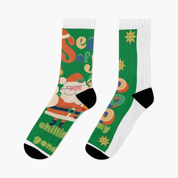 Item preview, Just chilling with my genomies Merry Bright designed and sold by Shrisanjana1920.