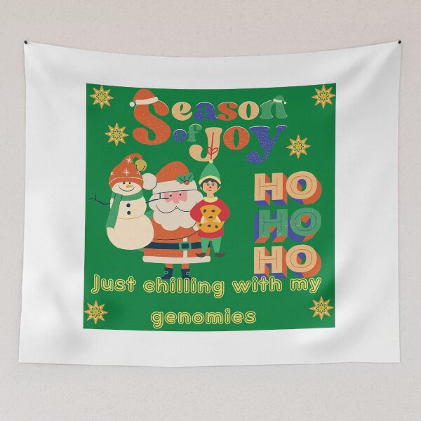 Item preview, Just chilling with my genomies Merry Bright designed and sold by Shrisanjana1920.