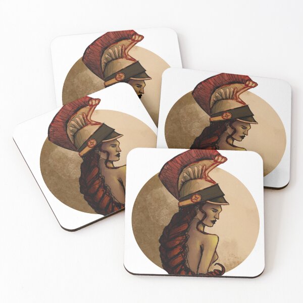 Item preview, greek warrior woman designed and sold by liznebula.
