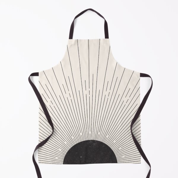 Item preview, Mid Century Black Sun - Sunrise Boho Décor designed and sold by GraphicBicycle.