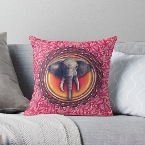 Elephant Throw Pillow