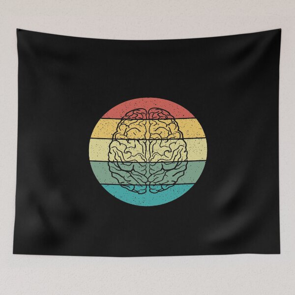 Item preview, Retro Vintage Brain Neuroscience designed and sold by Salvadax.