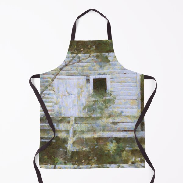 Item preview, White Barn Shed My Mother's Garden designed and sold by JanineRileyArt.