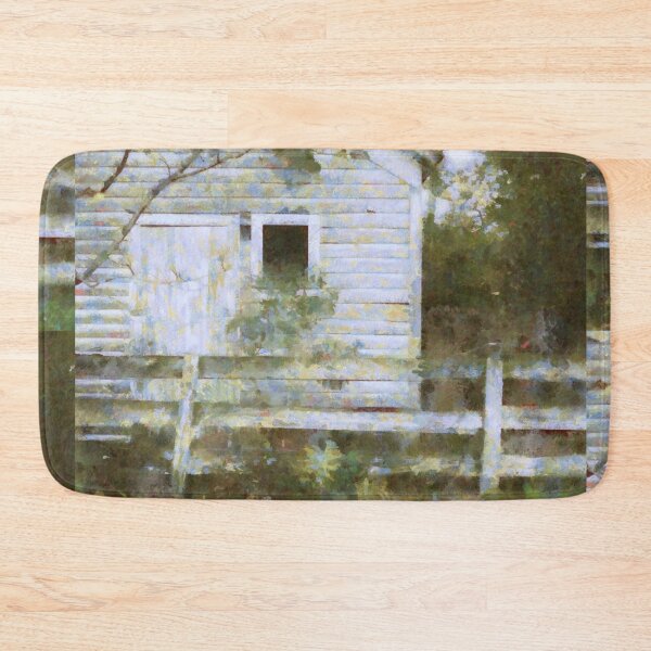 Item preview, White Barn Shed My Mother's Garden designed and sold by JanineRileyArt.