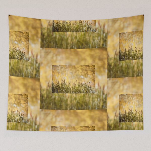 Item preview, Decorative reeds and yellow reflection  designed and sold by Arletta Cwalina.