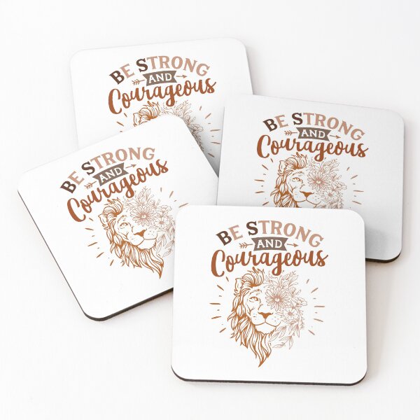 Item preview, BE STRONG AND COURAGEOUS  designed and sold by ikrame-shop.