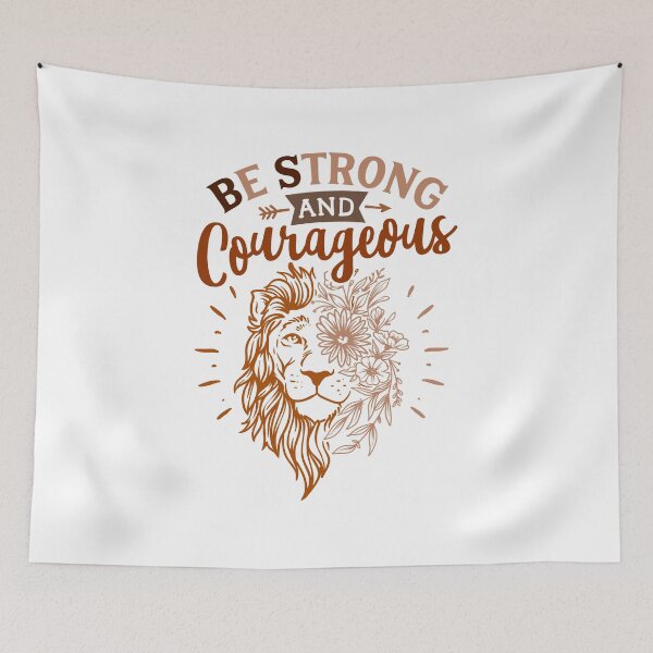 Item preview, BE STRONG AND COURAGEOUS  designed and sold by ikrame-shop.