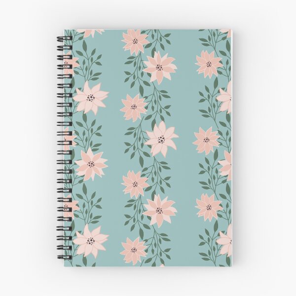 Item preview, Winter Flowers -Pink & Turquoise designed and sold by zhSurfaceDesign.