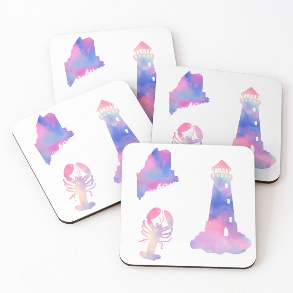 Item preview, Rainbow State of Maine Sticker Pack  designed and sold by Dalaura.
