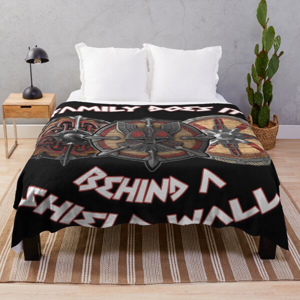 Item preview, Family does it behind a shield wall designed and sold by Insaneluck.