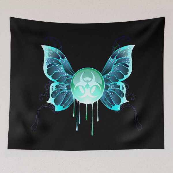 Item preview, Biohazard butterfly  designed and sold by pnkpopcorn.