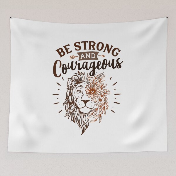 Item preview, be strong and courageous designed and sold by ikrame-shop.