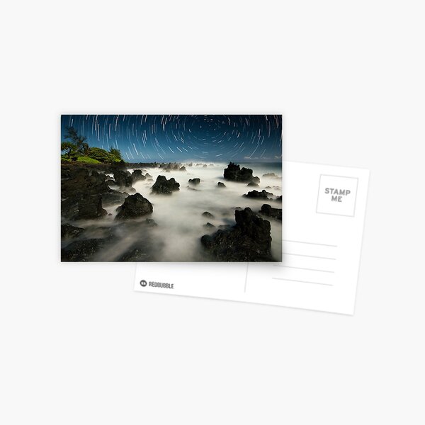 Volcanic Moonlight - Maui Postcard