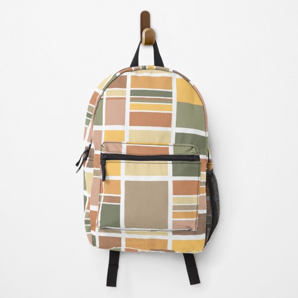 Item preview, Repeating rectangles pattern in greens, browns and yellows. designed and sold by PaulArden.