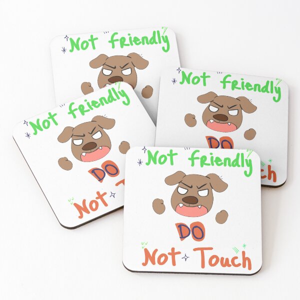 Item preview, Not Friendly Do Not Touch designed and sold by diva-design.