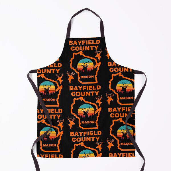 Item preview, Wisconsin Deer Hunter Mason Bayfield County designed and sold by WoodburyLake.
