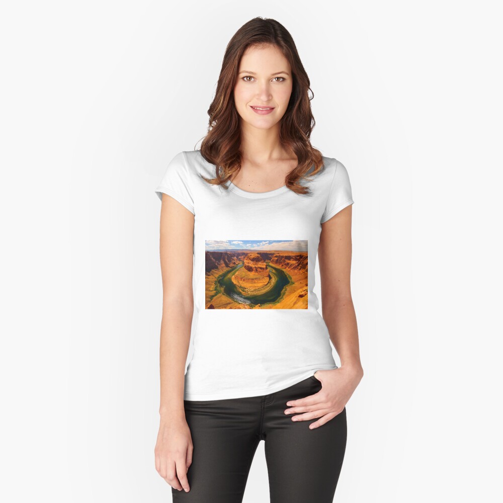 Item preview, Fitted Scoop T-Shirt designed and sold by kristinyata.