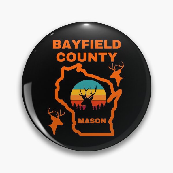 Artikelvorschau, Wisconsin Deer Hunter Mason Bayfield County entworfen und verkauft von WoodburyLake.
