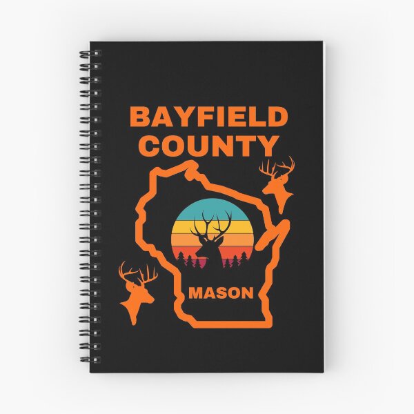 Item preview, Wisconsin Deer Hunter Mason Bayfield County designed and sold by WoodburyLake.